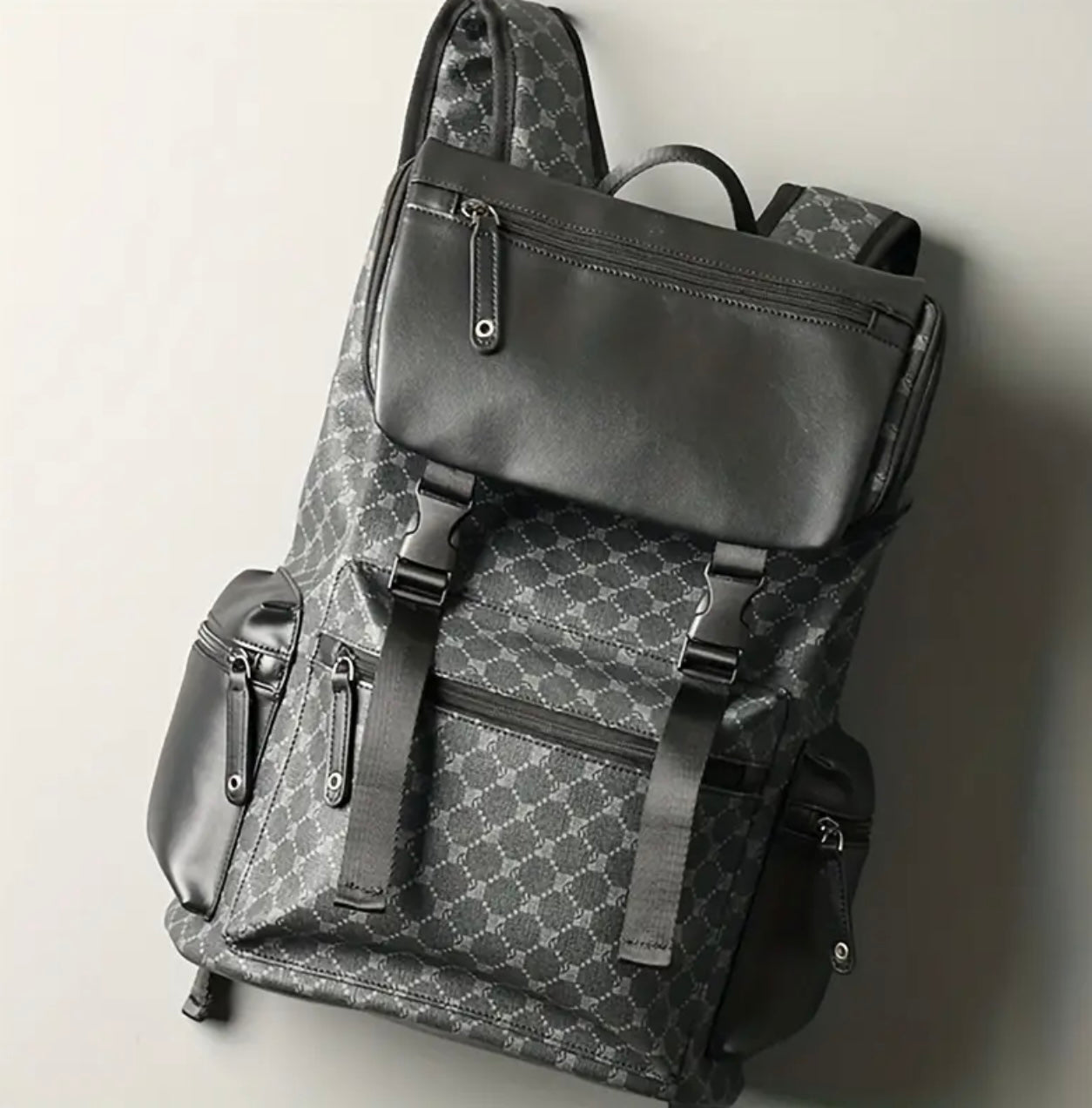Men’s Executive Series Faux Leather Backpack – Luxury Business & Travel Companion
